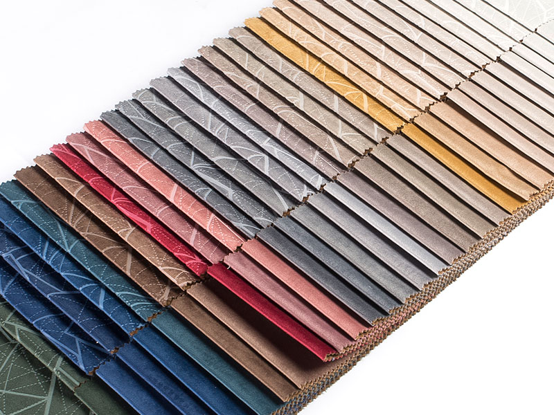 Sợi nhuộm vải Jacquard với việc dập lá nhung