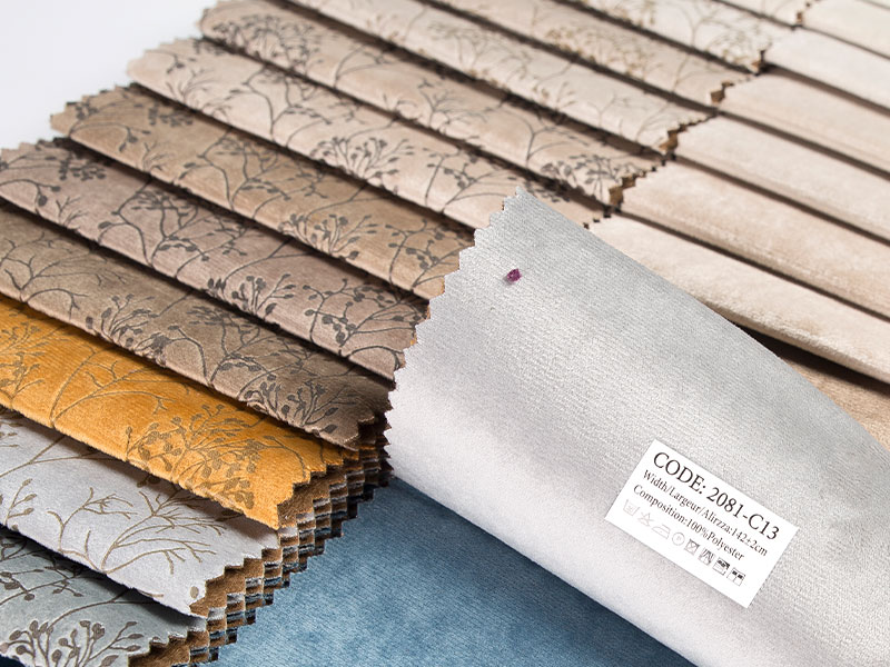 Vải bằng vải nhung cho đệm