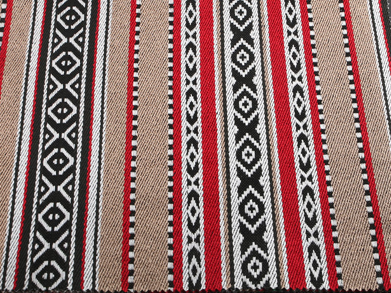 Không thấm nước bền 100% polyester màu vải sọc