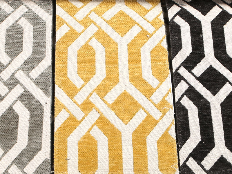 Chenille Jacquard Upholstery Fabric cho ghế sofa Ghế ghế dài Ghế MDN972