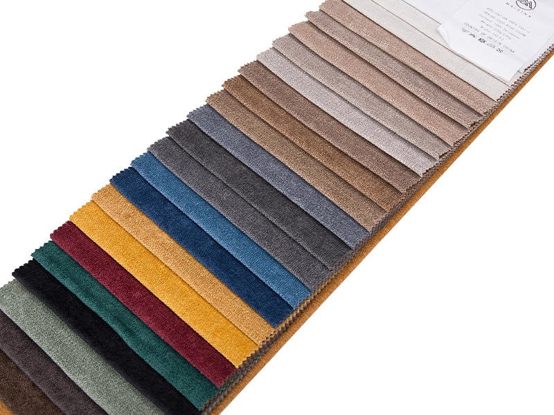 250 - 520gsm màu rắn chenille vải bọc