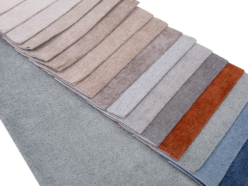 250 - 520gsm màu rắn chenille vải bọc