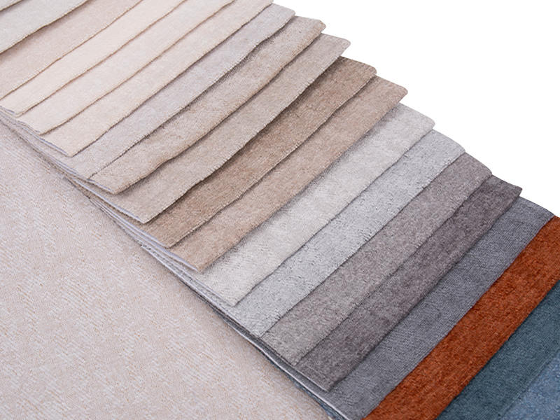 250 - 520gsm màu rắn chenille vải bọc