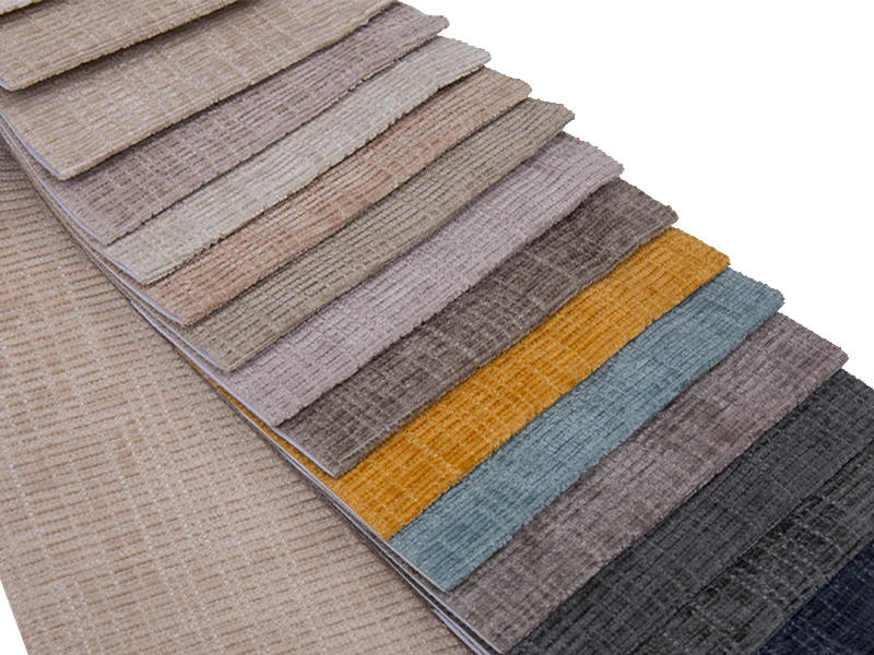 250 - 520gsm màu rắn chenille vải bọc