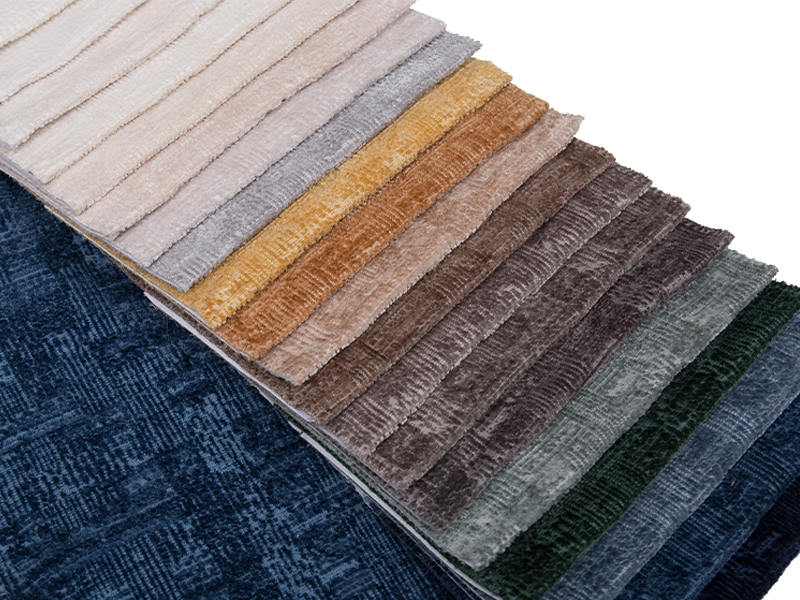 250 - 520gsm màu rắn chenille vải bọc
