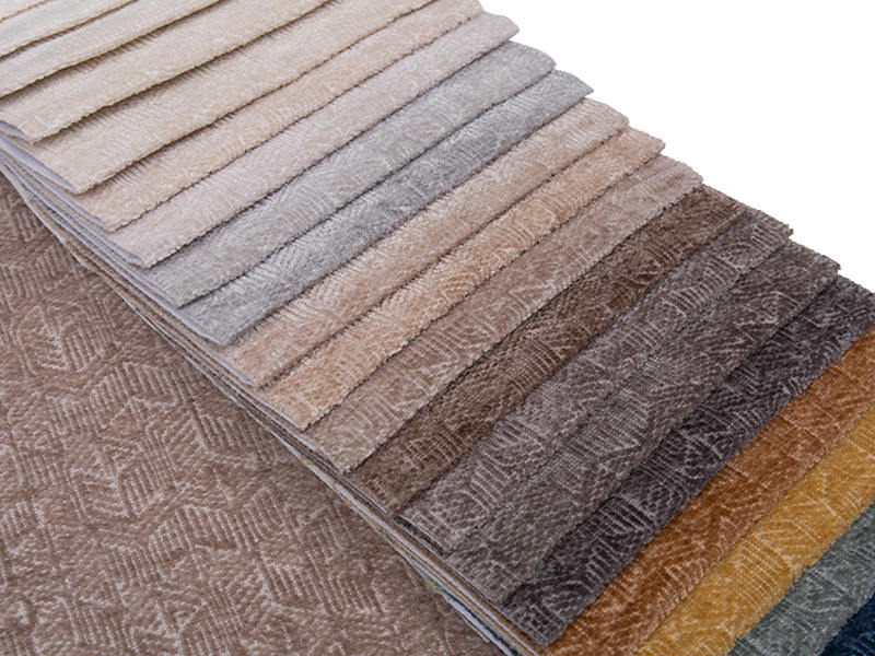 250 - 520gsm màu rắn chenille vải bọc