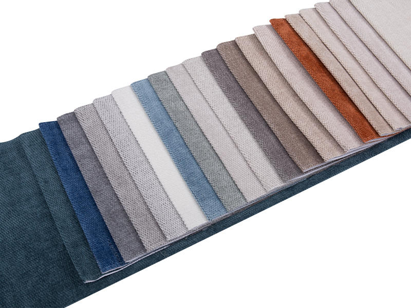 250 - 520gsm màu rắn chenille vải bọc