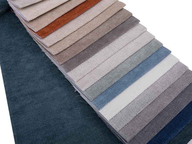 250 - 520gsm màu rắn chenille vải bọc