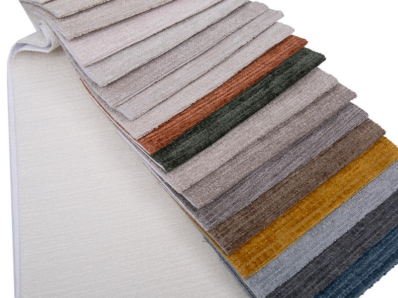 250 - 520gsm màu rắn chenille vải bọc