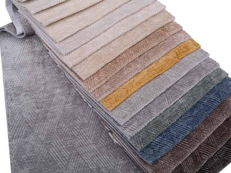 250 - 520gsm màu rắn chenille vải bọc