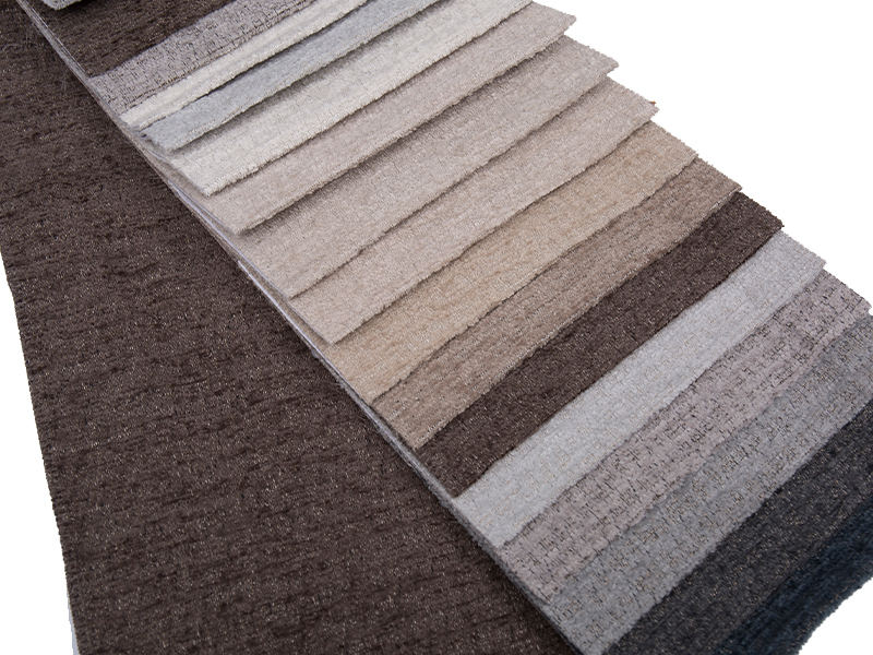 250 - 520gsm màu rắn chenille vải bọc